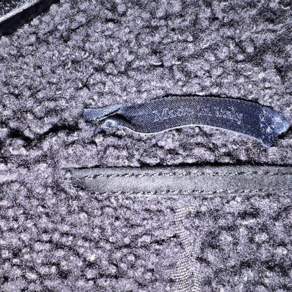 L/XL🔥LANVIN Men Shearling Leather Tall Coat Jacket ITALY Overcoat - Picture 3 of 9